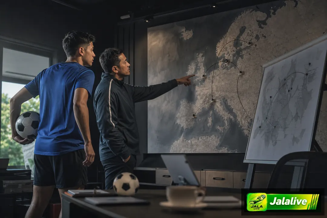 Ilustrasi sepak bola Jalalive